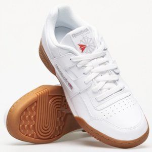 White w/ tan rubber Reebok Classic CN2126 sneaker